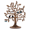 a wooden earring tree holder