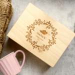 a personalized tea box gift