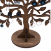 a wooden earring tree holder
