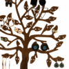 a wooden earring tree holder