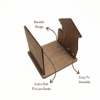 a personalised wooden book stand