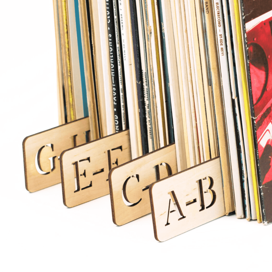 Alphabetical Vinyl Record Dividers