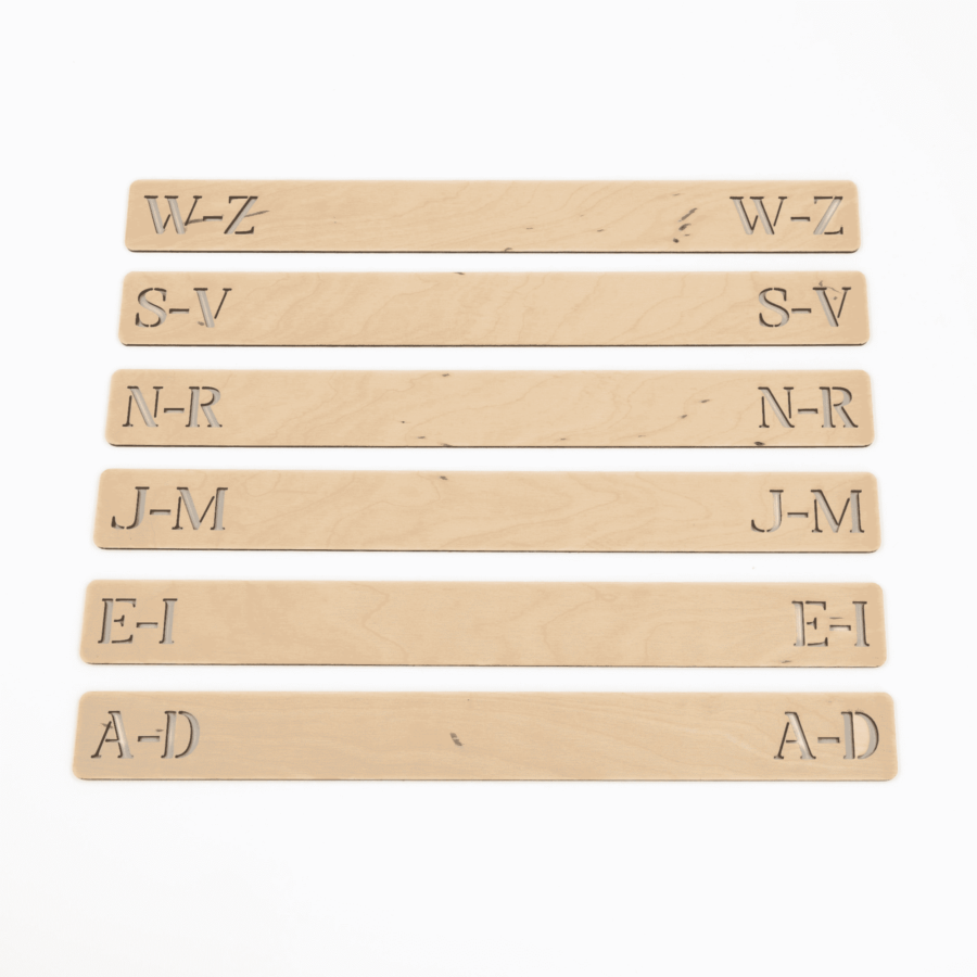 Alphabetical Vinyl Record Dividers