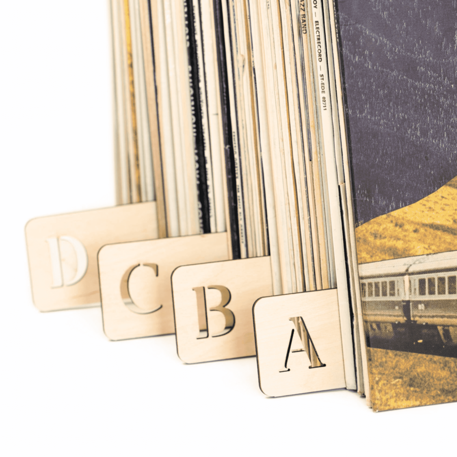 Alphabetical Vinyl Record Dividers