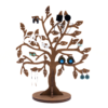 a wooden Earring Holder Tree