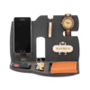 a personalized wooden desk organizer