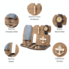 a personalized wooden desk organizer