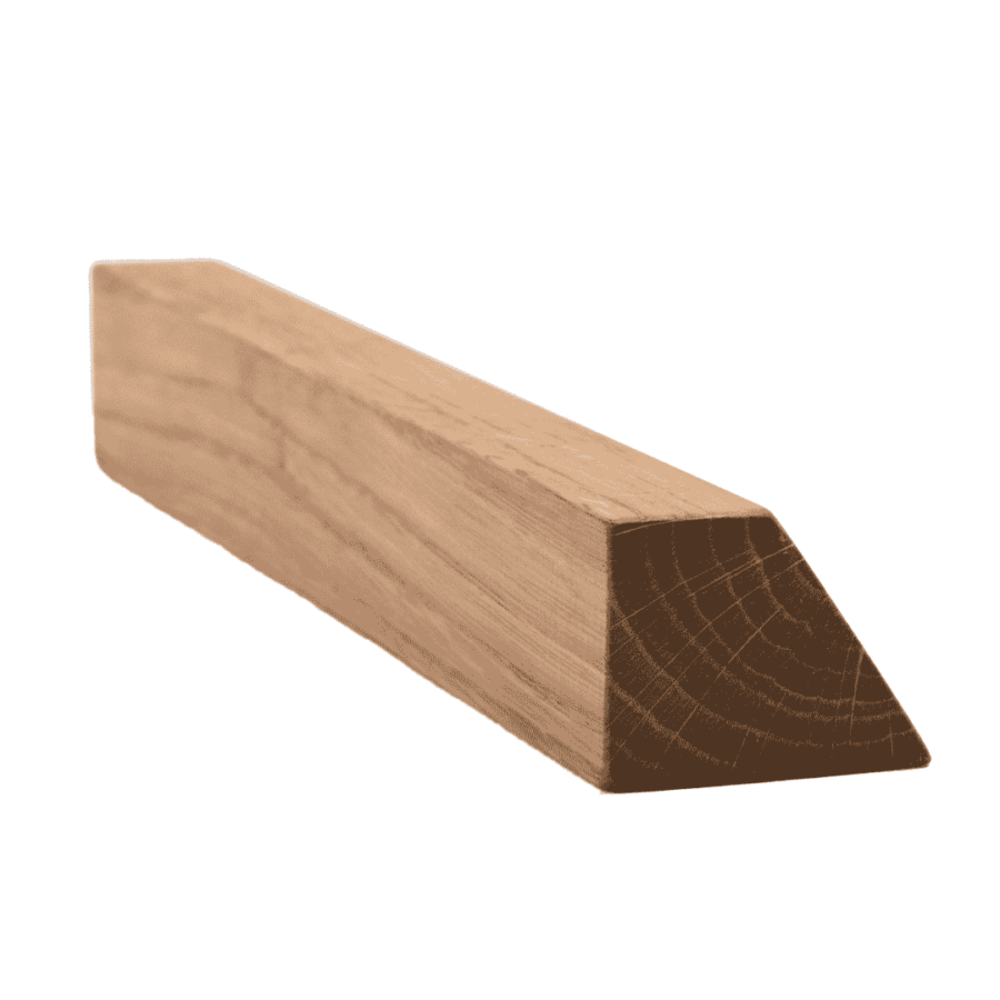 a wooden nameplate