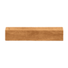 a wooden nameplate