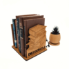 a personalised wooden book stand
