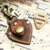Leather Guitar Pick Holder
