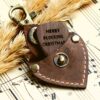 Leather Guitar Pick Holder