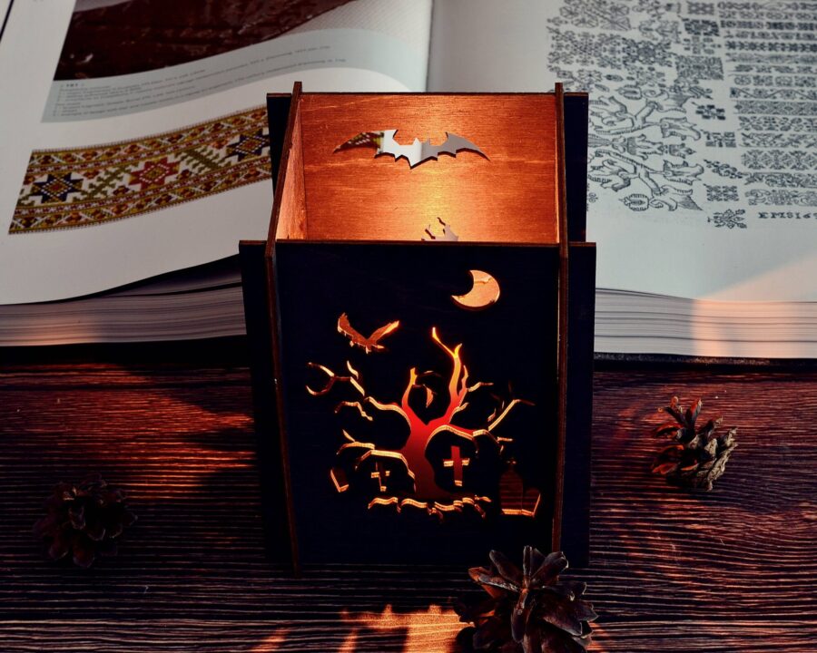 Witchy Halloween Home Decor JackO Lantern Kit Candle Holder