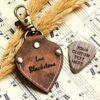 Leather Guitar Pick Holder
