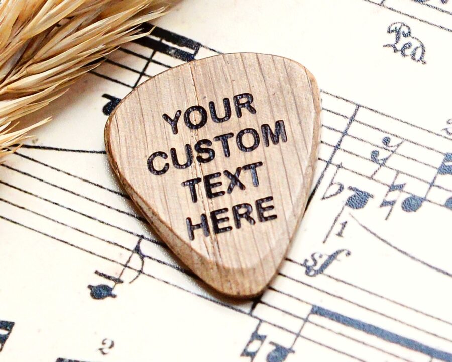 Leather Guitar Pick Holder