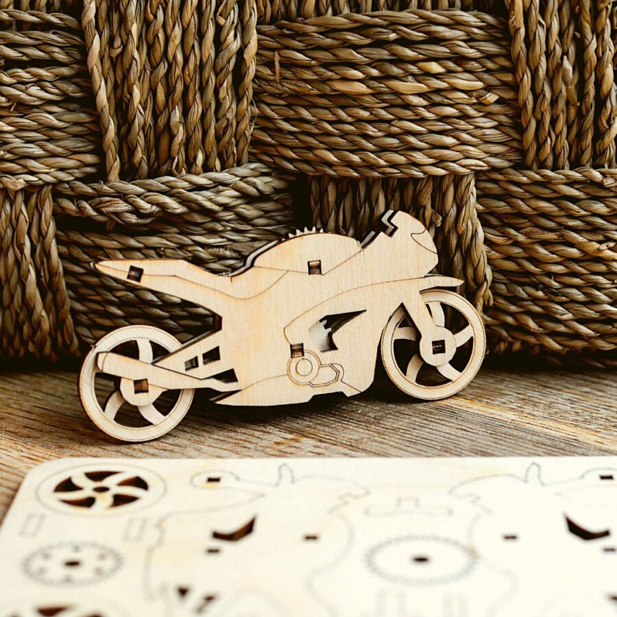 a wooden puzzle