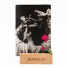 a wooden personalized photo holder