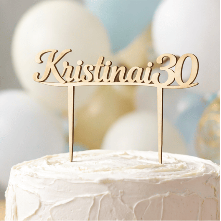 Personalizuota torto dekoracija su vardu personalizuota torto dekoracija su vardu ir amžiumi
