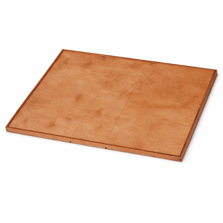 nešiojamas dėlionių stalas su rūšiavimo stalčiukais Medinis nešiojamas dėlionių stalas su stalčiukais