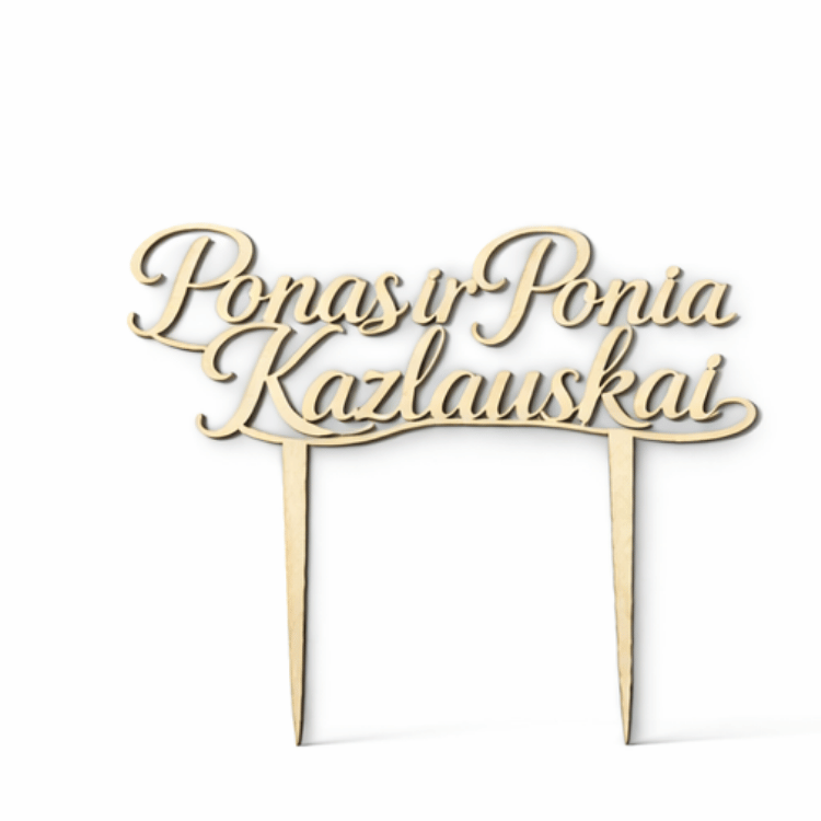 personalizuotas-torto-papuosimas-su-vardais (3) personalizuotas torto papuošimas su vardais vestuvių tortui